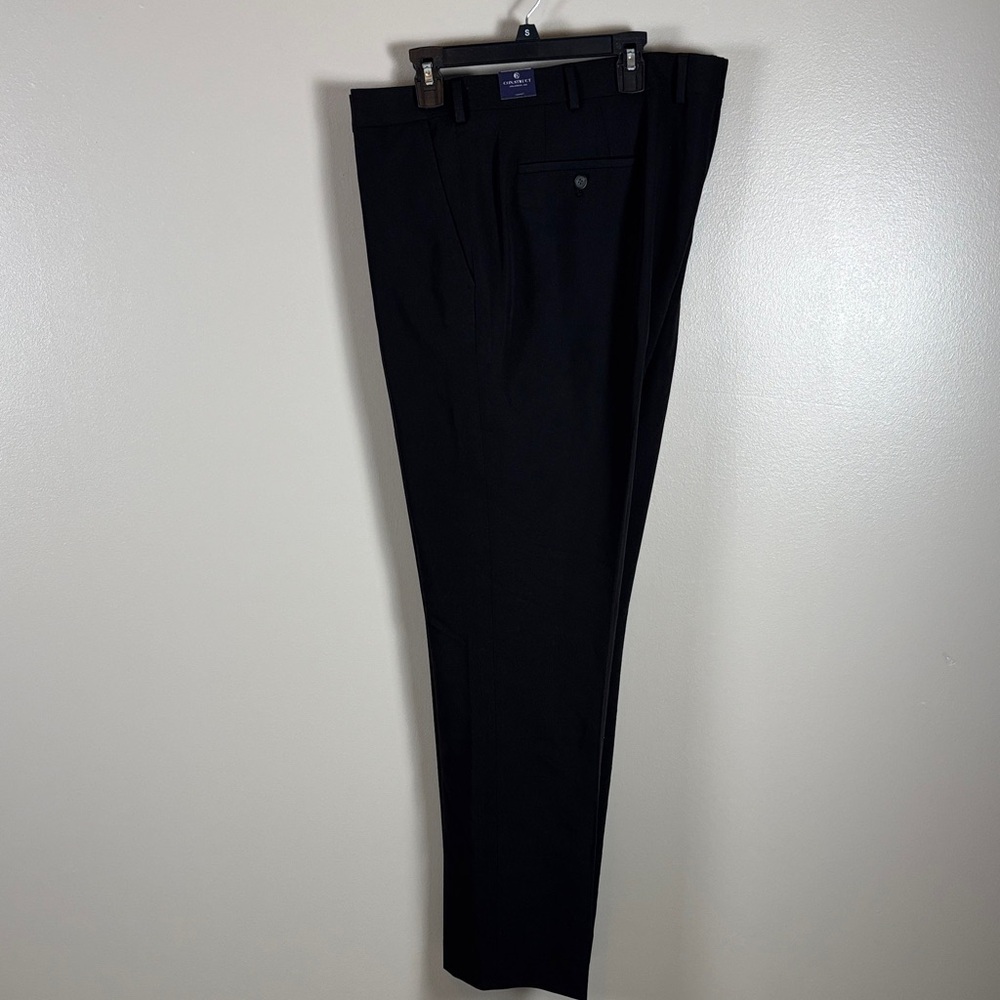 Men's Construct Black Dress Pants 44x32